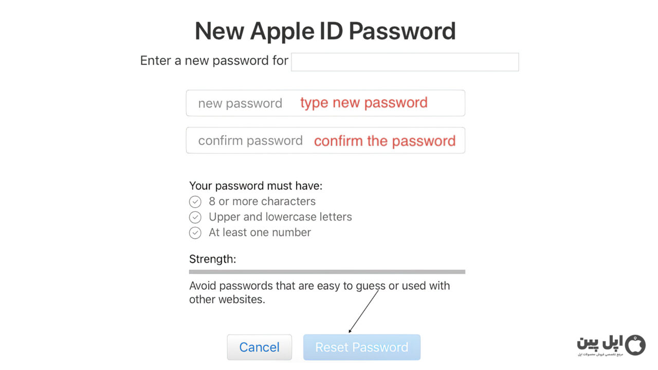 تغییر رمز Apple ID بدون از دست دادن داده
